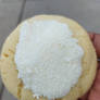 Snow sparkle cookie