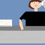 Tina welcome customers to great deals of gaming