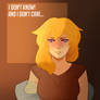 Yang Xiao Long - I don't know! And I don't care...
