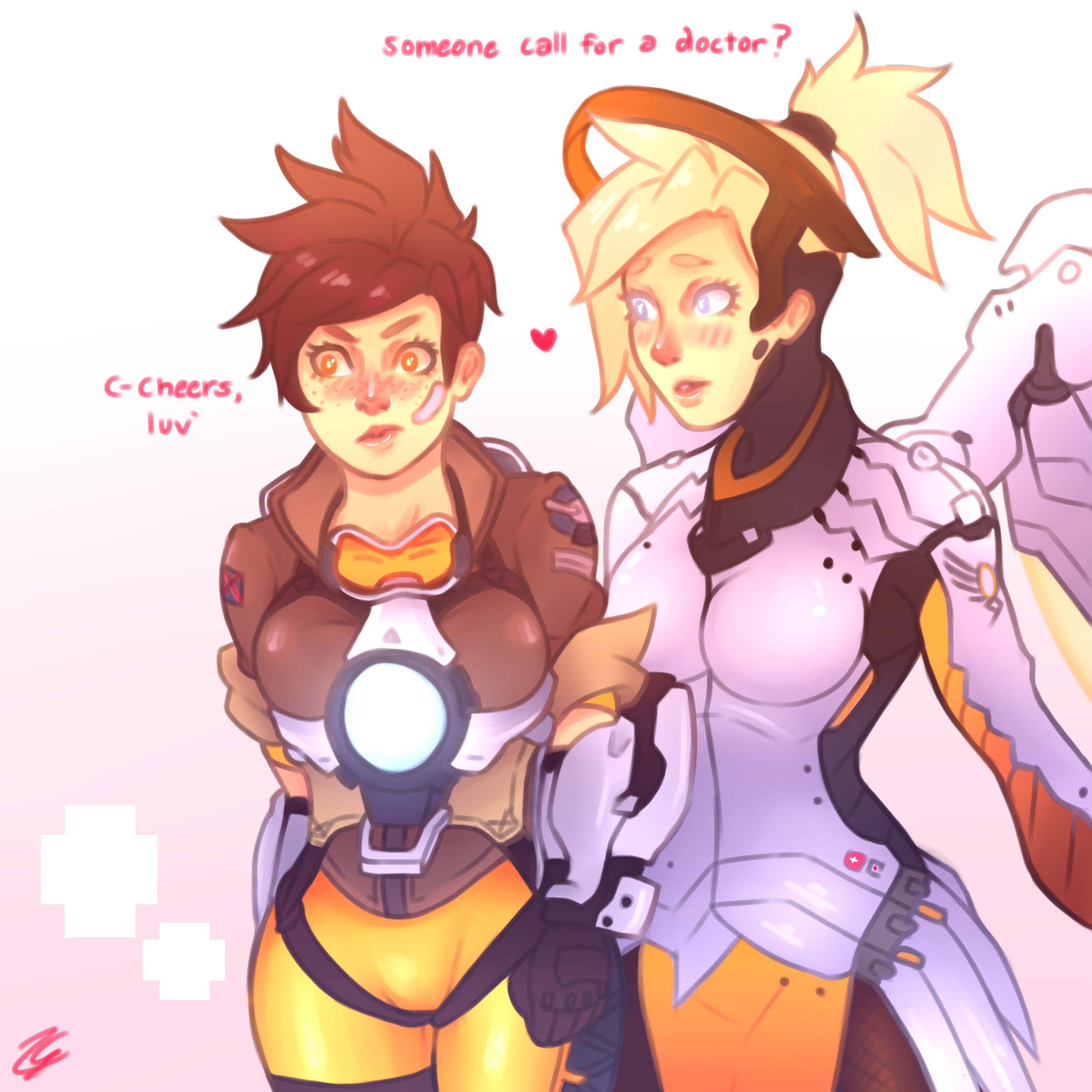 Tracer X Mercy Overwatch By Cieity On Deviantart