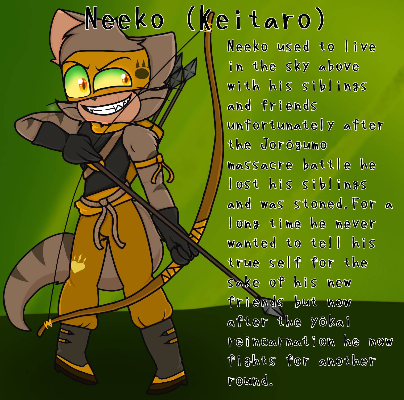 Neeko (Chop chop ninja?) by MiraclefoxDarkfire on DeviantArt