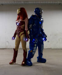 Iron couple ready for battle