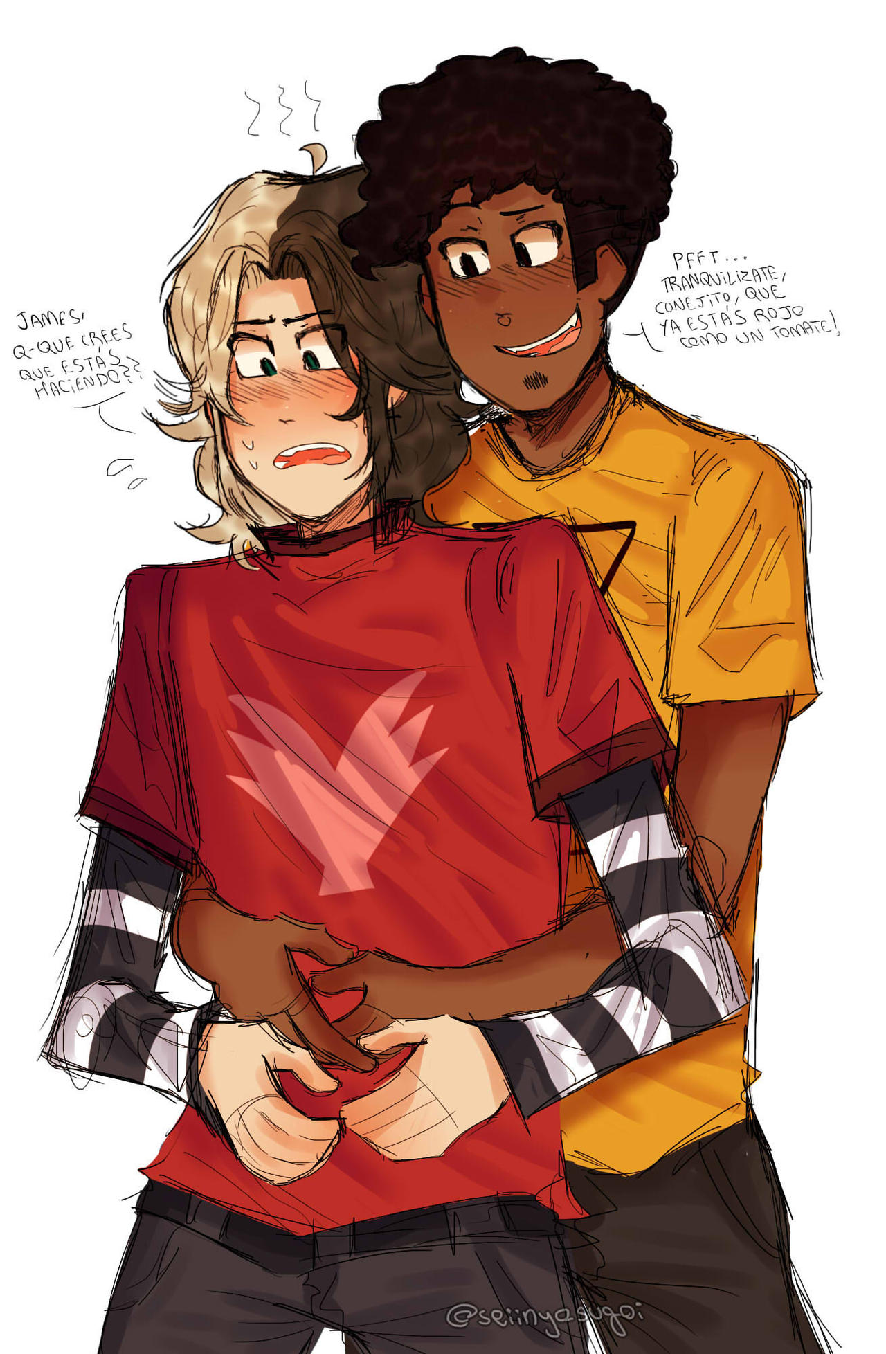 Aiden n James :0 by seiinyasugoi on DeviantArt Aiden n James :0 by seiinyasugoi on DeviantArt