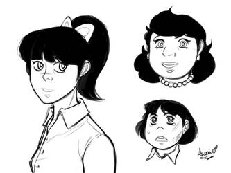 Manga studies by Annieartworld