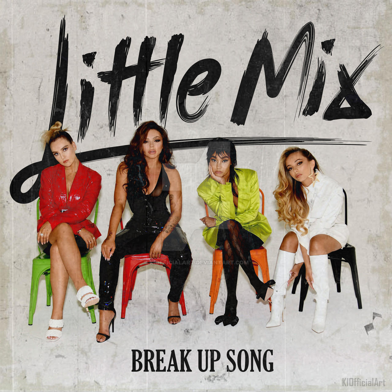 Little Mix Break Up Song (Alternative Cover) by KIOfficialArt on