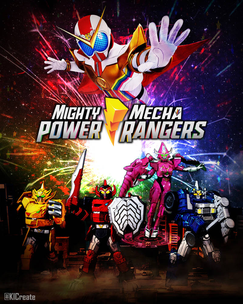Mighty Mecha Power Rangers Poster (Fanmade) by KIOfficialArt on DeviantArt
