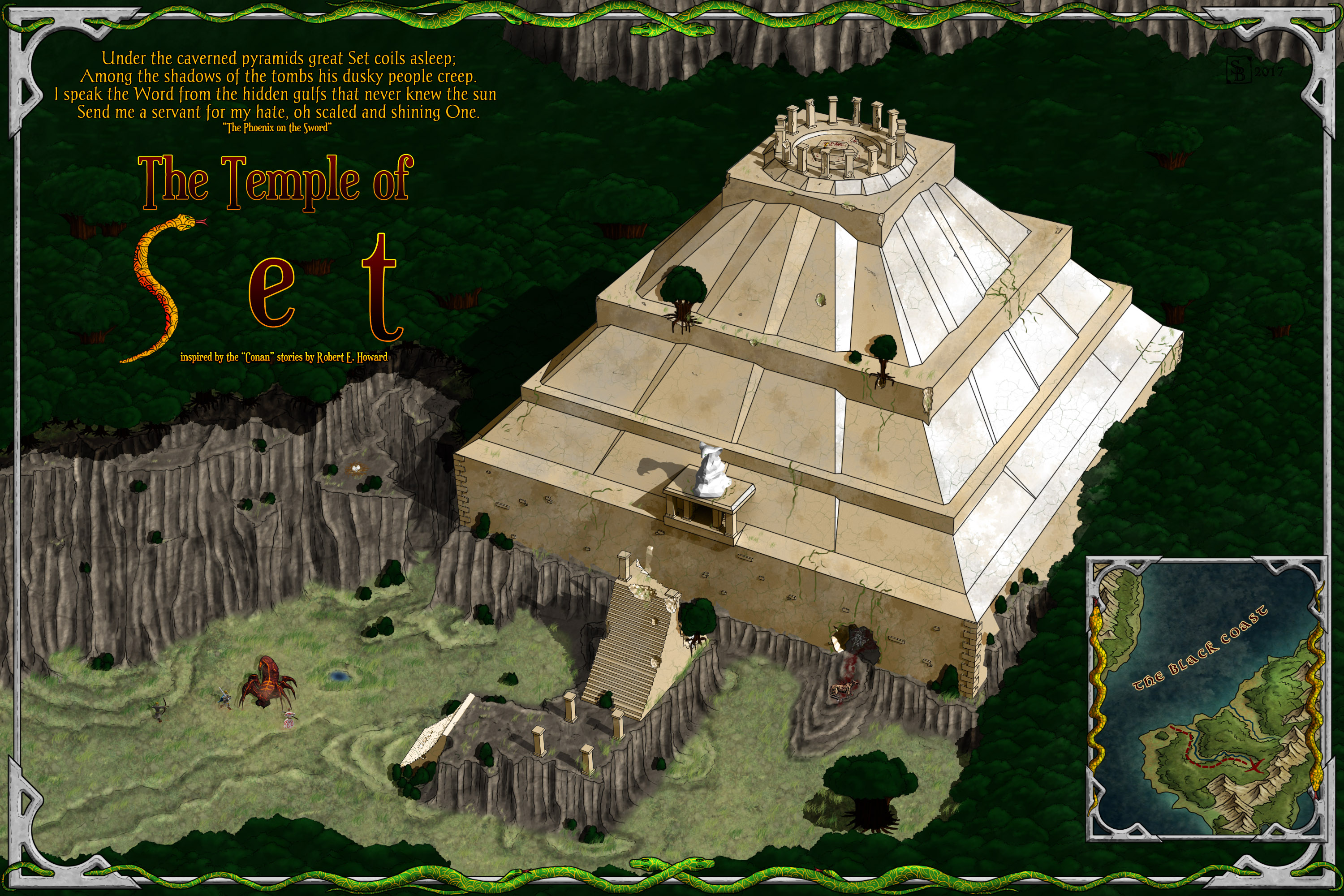 The Temple of Set (Conan) by stratomunchkin