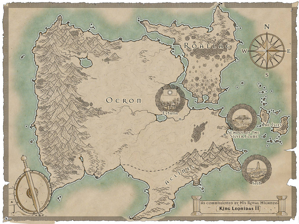 Parchment Map.pdf Parchment Map - Commission by stratomunchkin on DeviantArt