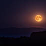 Full Moon Over The Mountains