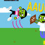 PBS Kids Digital Art - Playing Football Gag