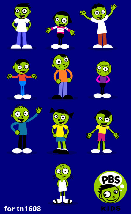 PBS Kids Digital Art - 10 Characters by Manoroum on DeviantArt