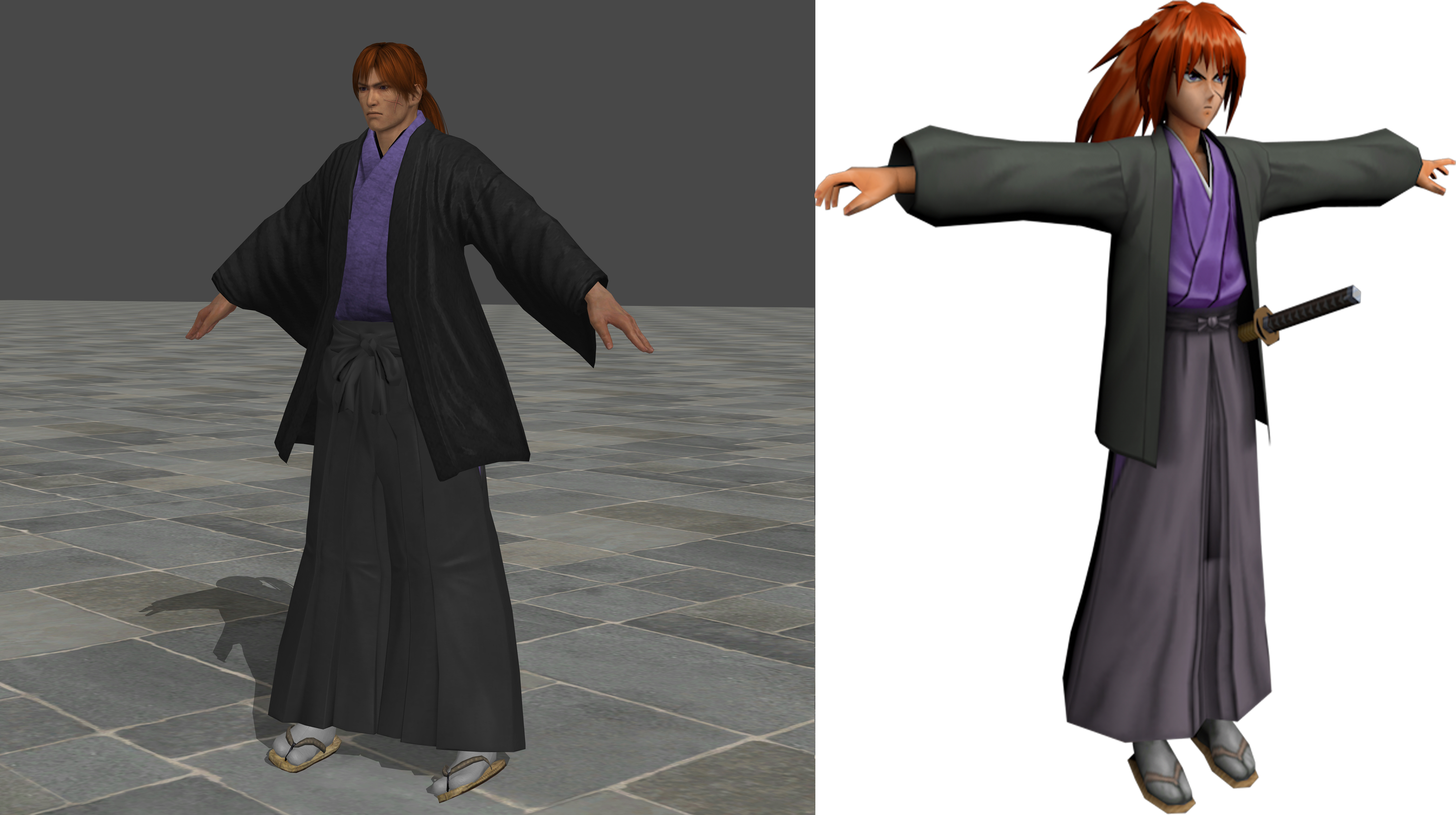 Ryu Hayabusa - young Himura Kenshin - Mod