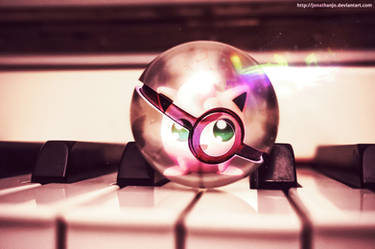 Jigglypuff in a Pokeball