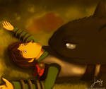 How To Train Your Dragon 2 - Hiccup and Toothless by Jonathanjo