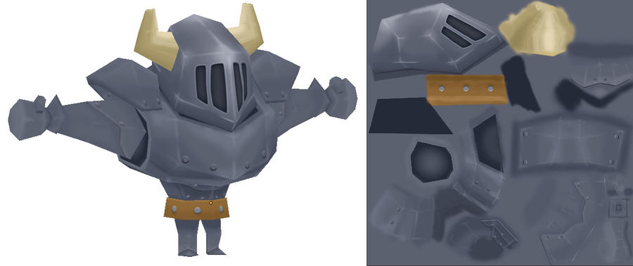 3D chibi knight by XaR623 on DeviantArt