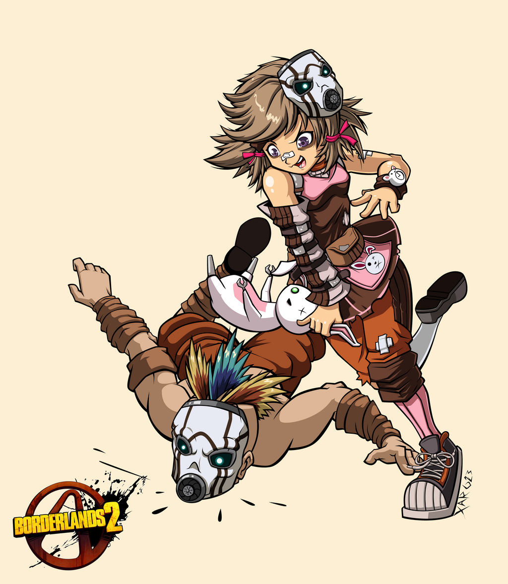 FanArt Borderlands2-Tiny Tina and Flesh Stick