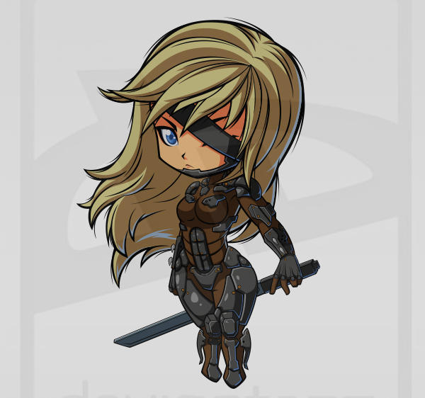 Commission Abaddon - Raiden MGR (female form :v) by XaR623 on DeviantArt