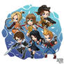 Fanart Final Fantasy 8 Squad Chibi