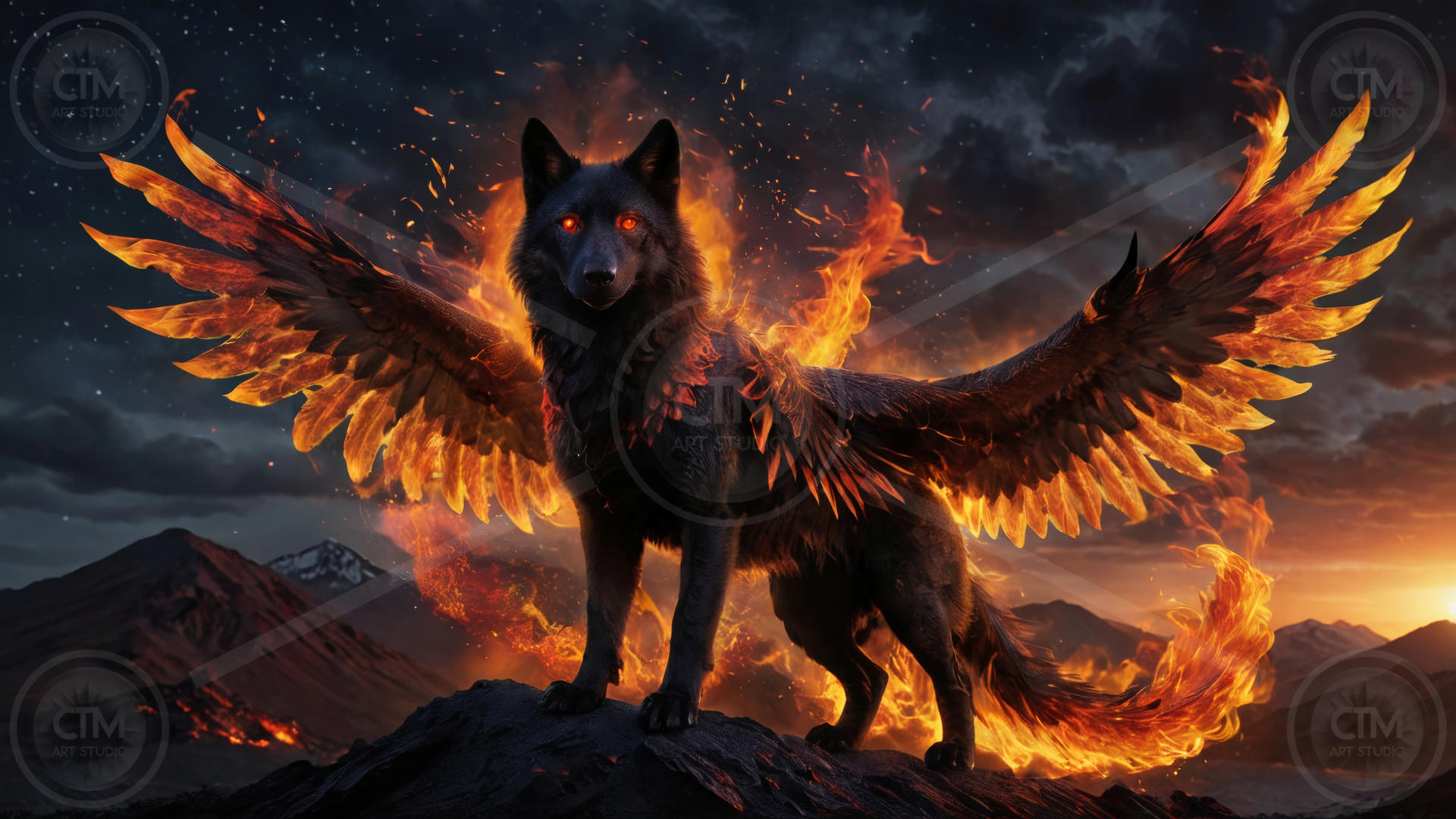 Phoenix Wolves Phoenix Wolf Crippled Black Phoenix The Wolf Changes Its Fur But Not