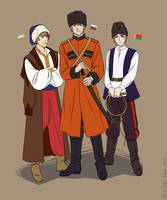 Hetalia: Ukraine Russia Belarus