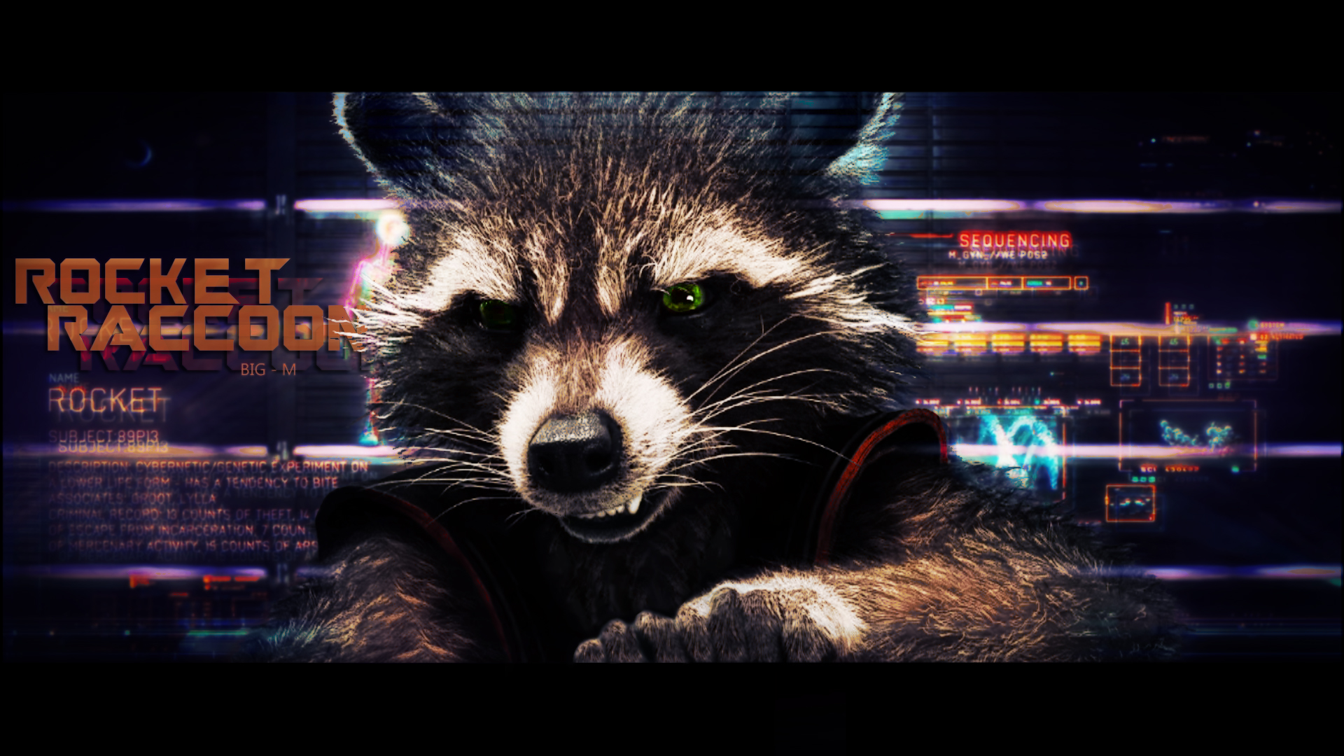 Rocket Raccoon - Guardians of the Galaxy wallpaper by BiigM on DeviantArt Rocket Raccoon - Guardians of the Galaxy wallpaper by BiigM on DeviantArt