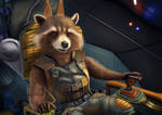 Rocket Raccoon - Digital drawing (5) by BiigM on DeviantArt