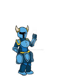 Female Shovel Knight Has A Quarter For You.