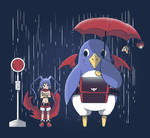 My Neighbor Prinny - shirt design by SarahRichford