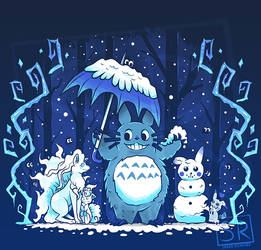 Winter Forest Friends -  Shirt design