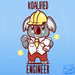 Koalified Engineer - Animal Pun Shirt design