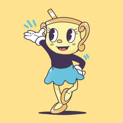 Cuphead Ms. Chalice Fanart