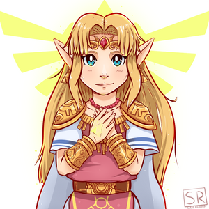 Princess Zelda outfit fan art