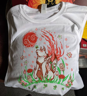 My Okami shirt arrived from Qwertee!