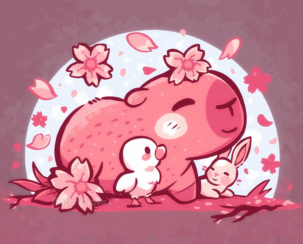 Pink Spring Animations Pink Spring Friends by SarahRichford on DeviantArt