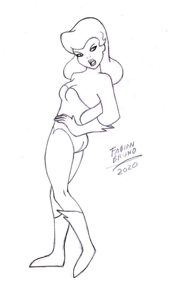 Poison ivy batman coloring pages