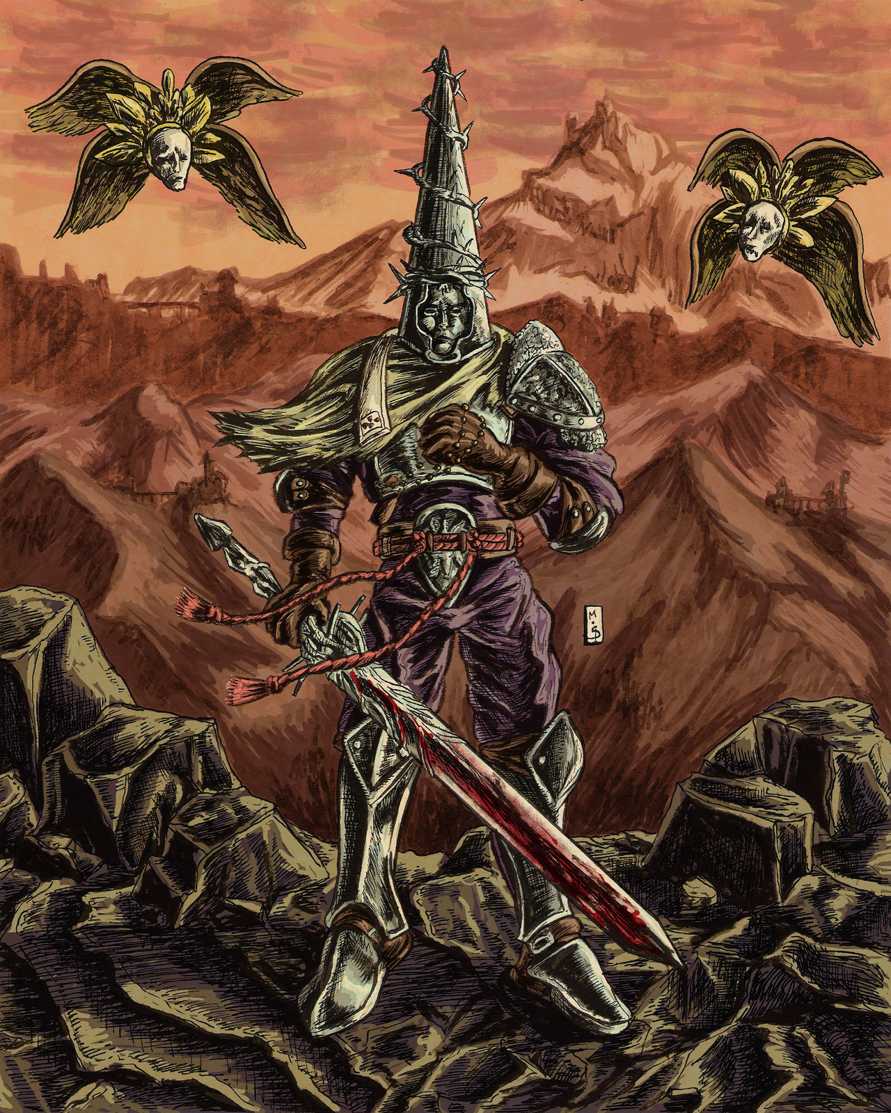 The Penitent One #2 (from Blasphemous) by MaxDemiSan on DeviantArt