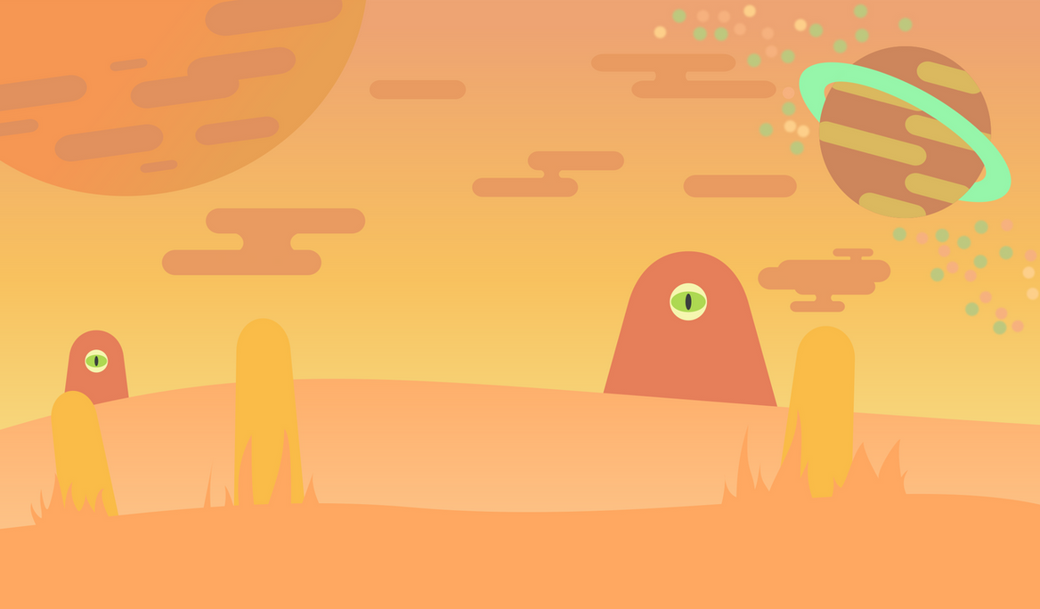 Alien Landscape Vector Art by Badbanshee on DeviantArt