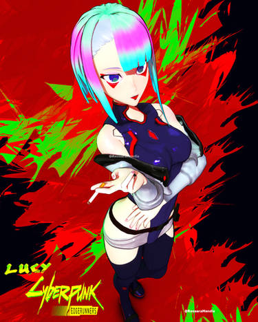 Lucy (Cyberpunk Edgerunners) Render by minhchauk1k on DeviantArt
