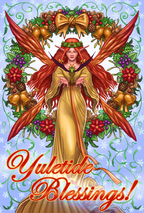 Yuletide blessings! by SleinadFlar on DeviantArt