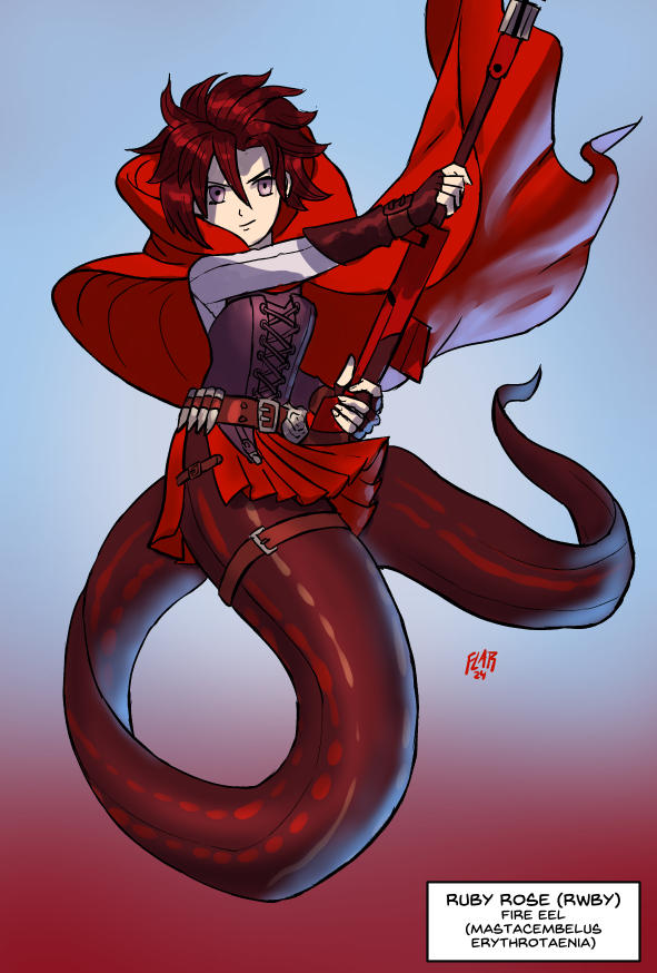 Meriwether Ruby MerMay 2024 - Ruby Rose (RWBY) by SleinadFlar on DeviantArt