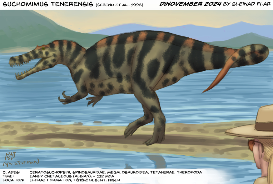 Suchomimus Deviantart Suchomimus tenerensis by SleinadFlar on DeviantArt