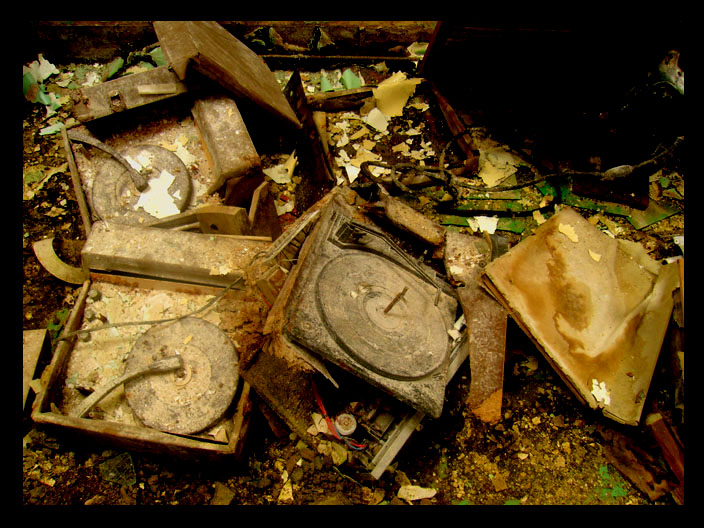 record player graveyard