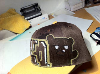 Teddy graffiti cap