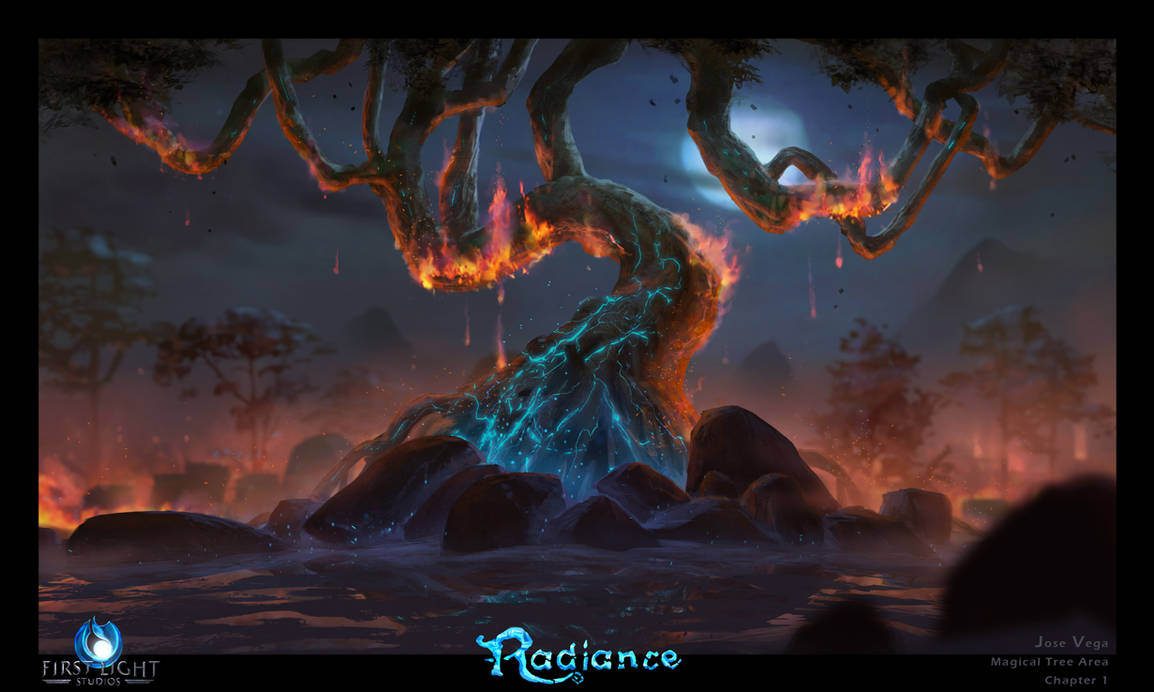 Burning Tree by artofjosevega on DeviantArt