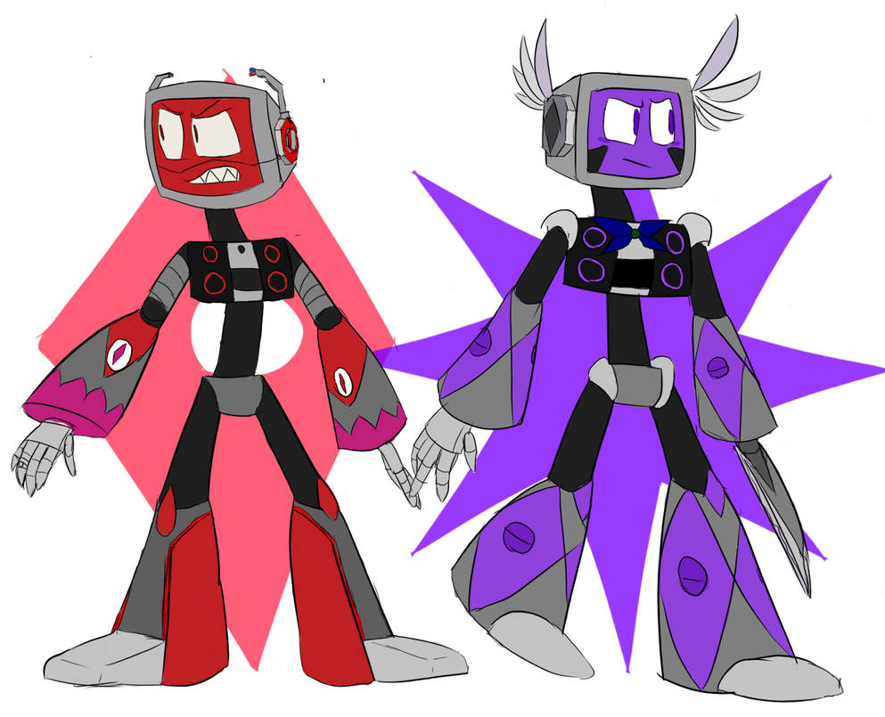 Evil fandroid And Darkdroid new designs by 13o7BYITM on DeviantArt