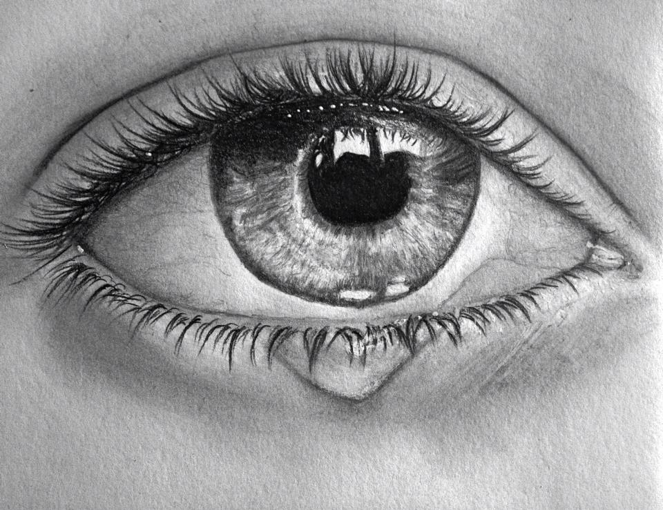Eye With Tear By Blablablashalala On Deviantart Eye With Tear By Blablablashalala On Deviantart