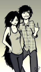 Marshall Lee and Marceline