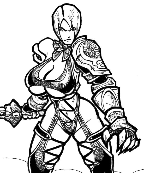 Soul Calibur IV Ivy study