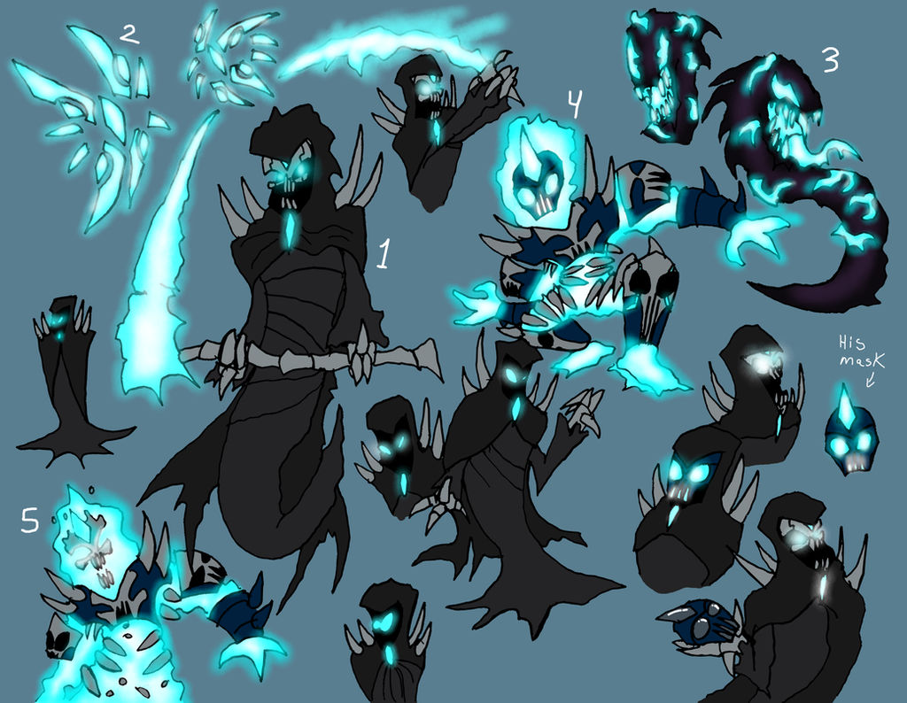 the Grim Reaper - with his 5 forms