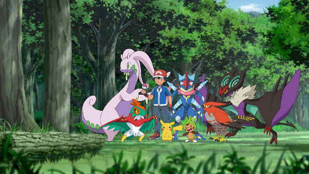 Pokemon Ash Ketchum Kalos team remake